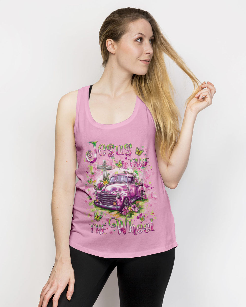 Jesus Take The Wheel Women's All Over Print Shirt - Yhlt1502241