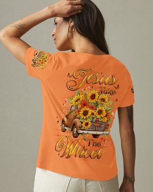 Jesus Take The Wheel Sunflowers Women's All Over Print Shirt - Yhlt1509252