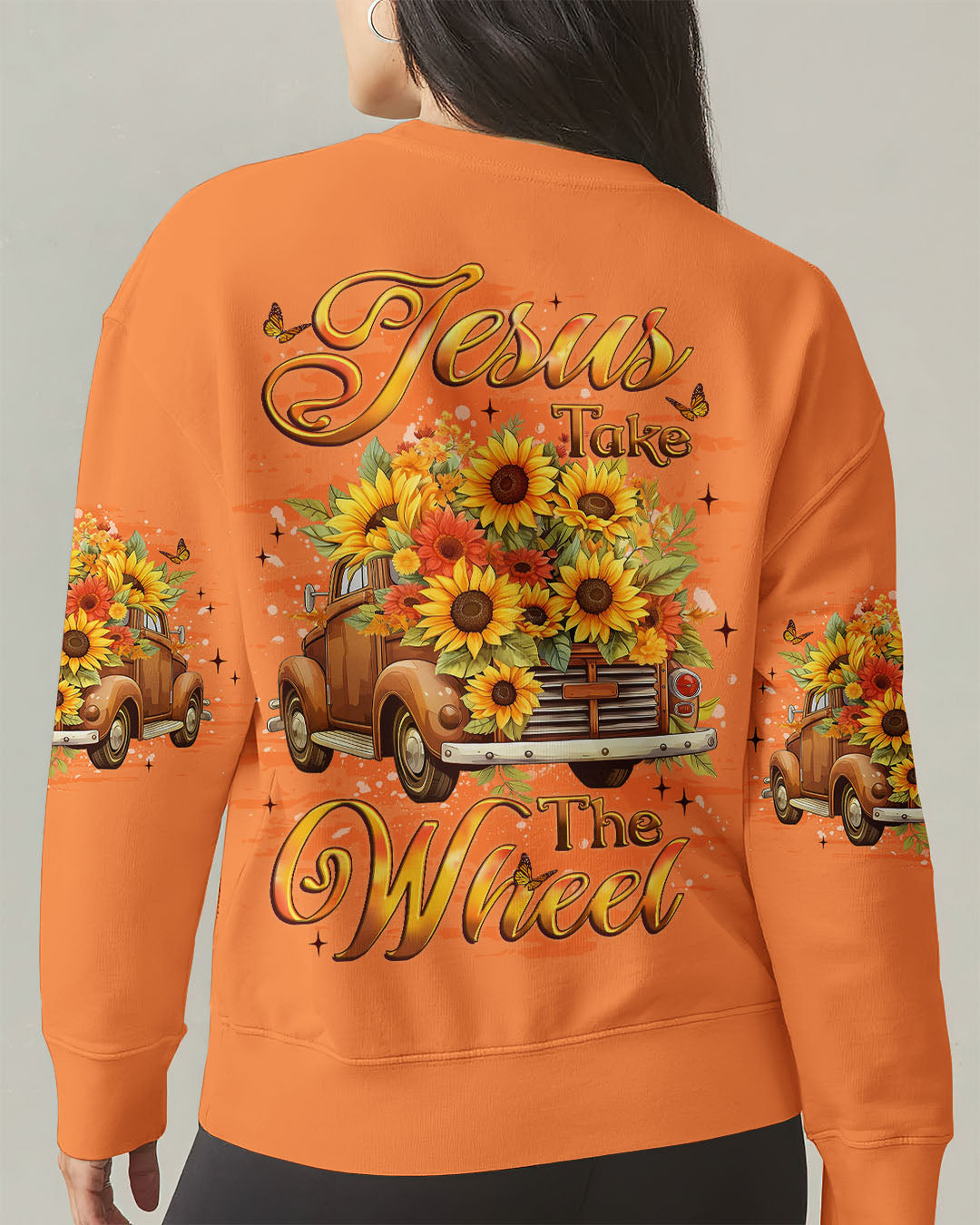 Jesus Take The Wheel Sunflowers Women's All Over Print Shirt - Yhlt1509252