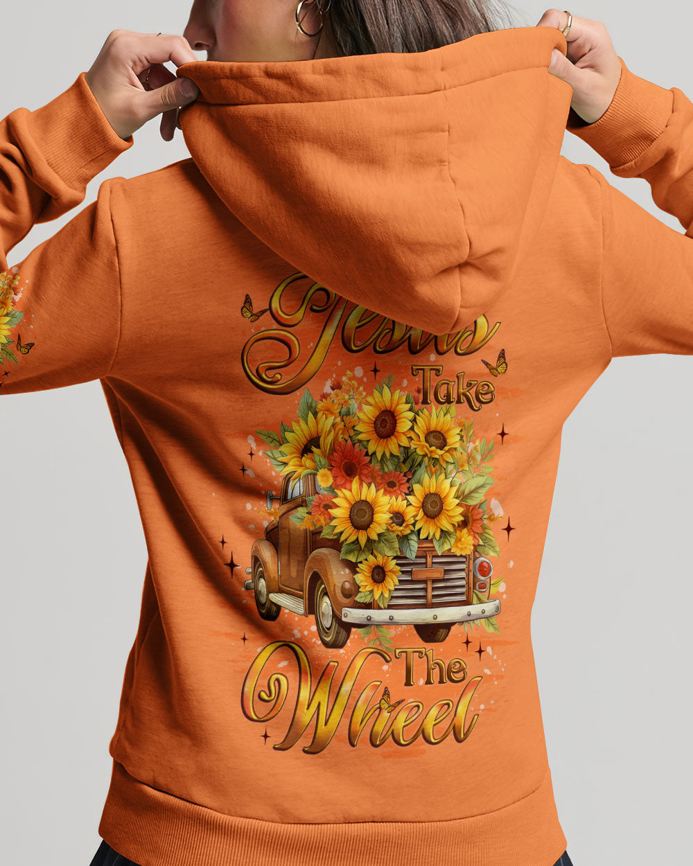 Jesus Take The Wheel Sunflowers Women's All Over Print Shirt - Yhlt1509252