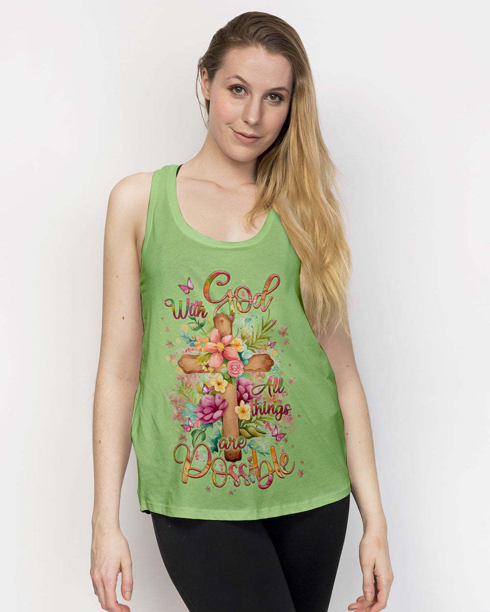 With God All Things Are Possible Women's All Over Print Shirt - Yhlt1609243