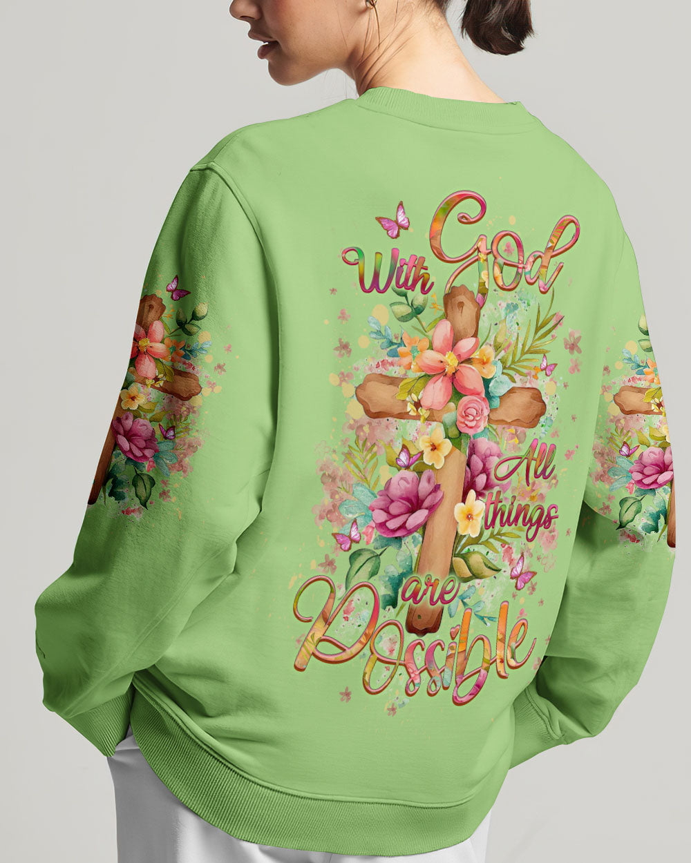 With God All Things Are Possible Women's All Over Print Shirt - Yhlt1609243