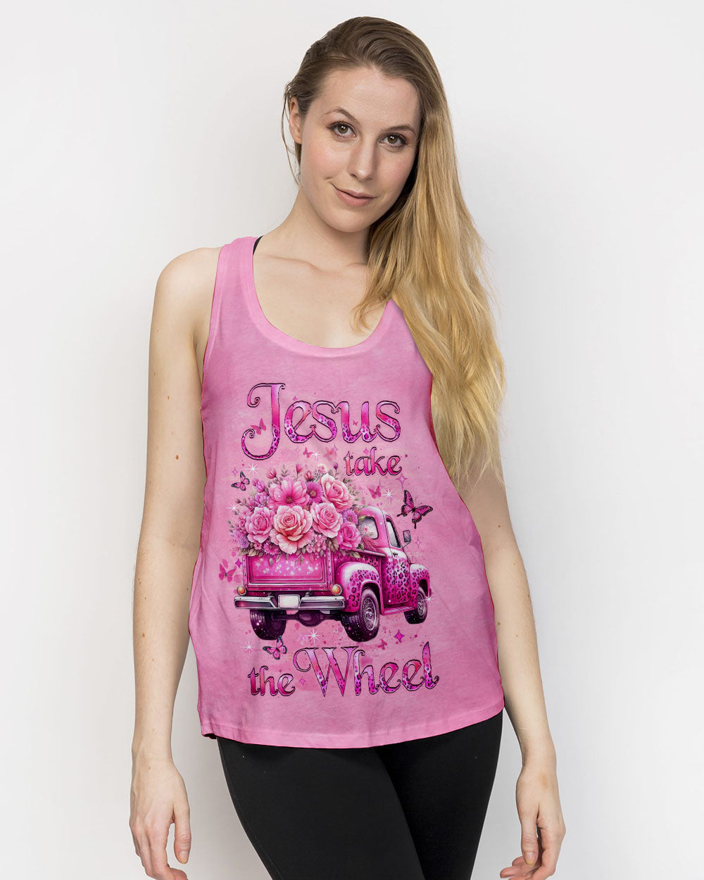 Jesus Take The Wheel Women's All Over Print Shirt - Yhlt1701253