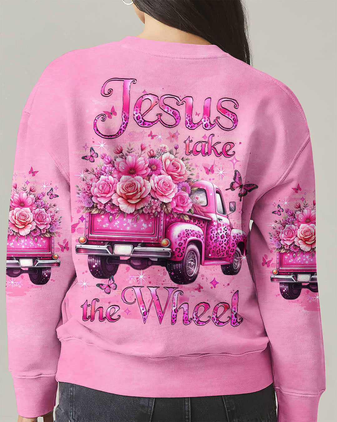 Jesus Take The Wheel Women's All Over Print Shirt - Yhlt1701253