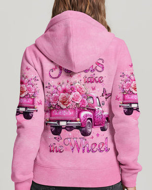 Jesus Take The Wheel Women's All Over Print Shirt - Yhlt1701253