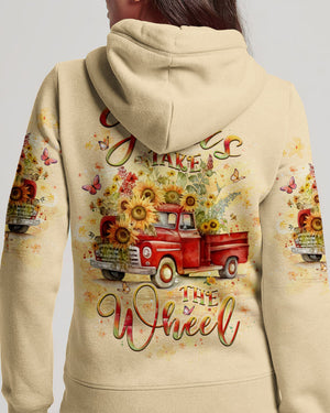 Jesus Take The Wheel Women's All Over Print Shirt - Yhlt1707241