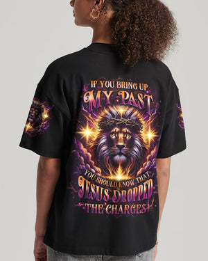 Jesus Dropped The Charges Lion Women's All Over Print Shirt - Yhlt1711252