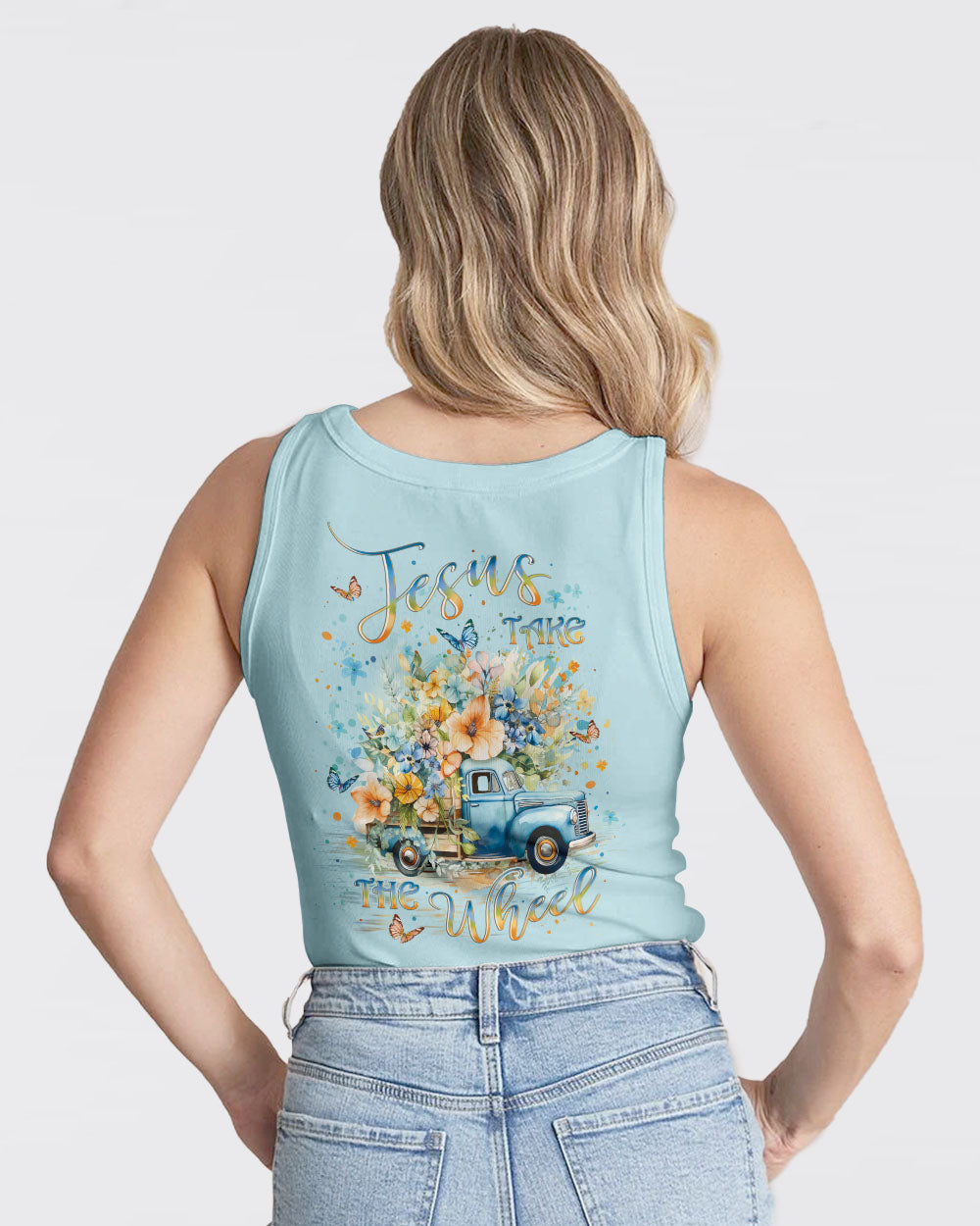 Jesus Take The Wheel Women's All Over Print Shirt - Yhlt1801242