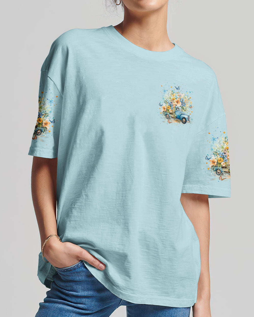 Jesus Take The Wheel Women's All Over Print Shirt - Yhlt1801242