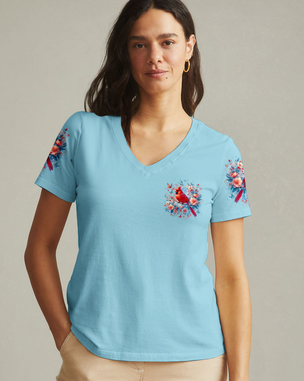 Cardinals Appear When Angels Are Near Women's All Over Print Shirt - Yhlt1803252