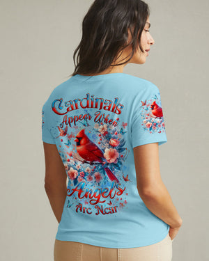 Cardinals Appear When Angels Are Near Women's All Over Print Shirt - Yhlt1803252