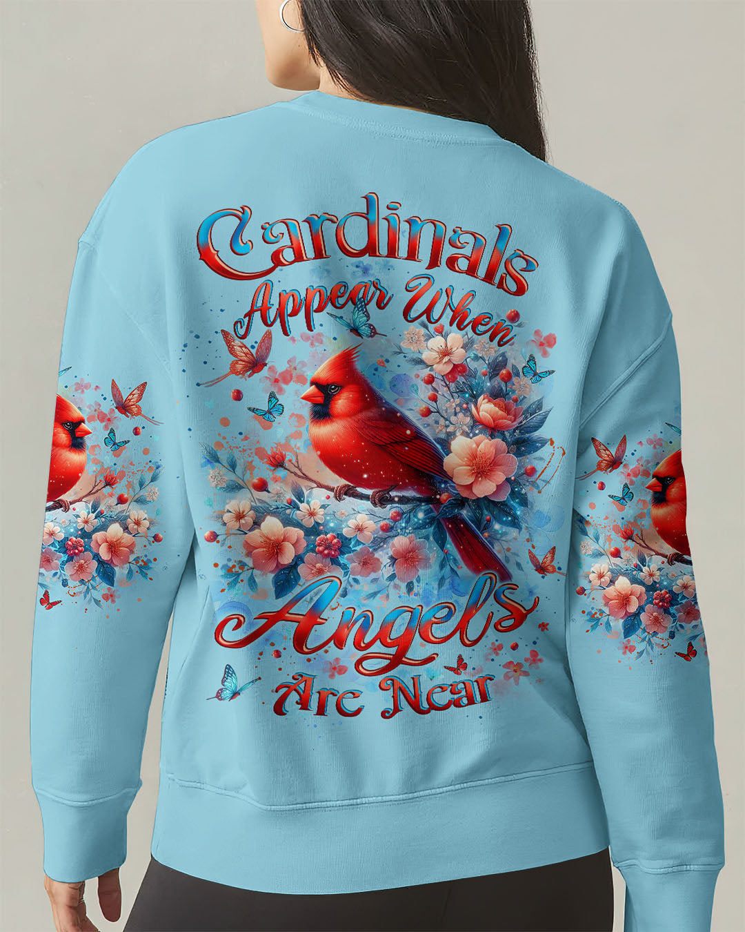 Cardinals Appear When Angels Are Near Women's All Over Print Shirt - Yhlt1803252