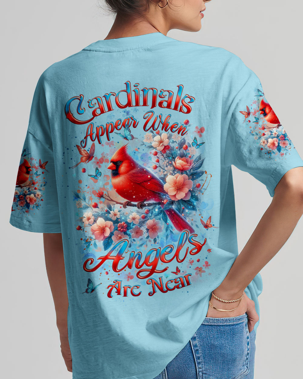 Cardinals Appear When Angels Are Near Women's All Over Print Shirt - Yhlt1803252