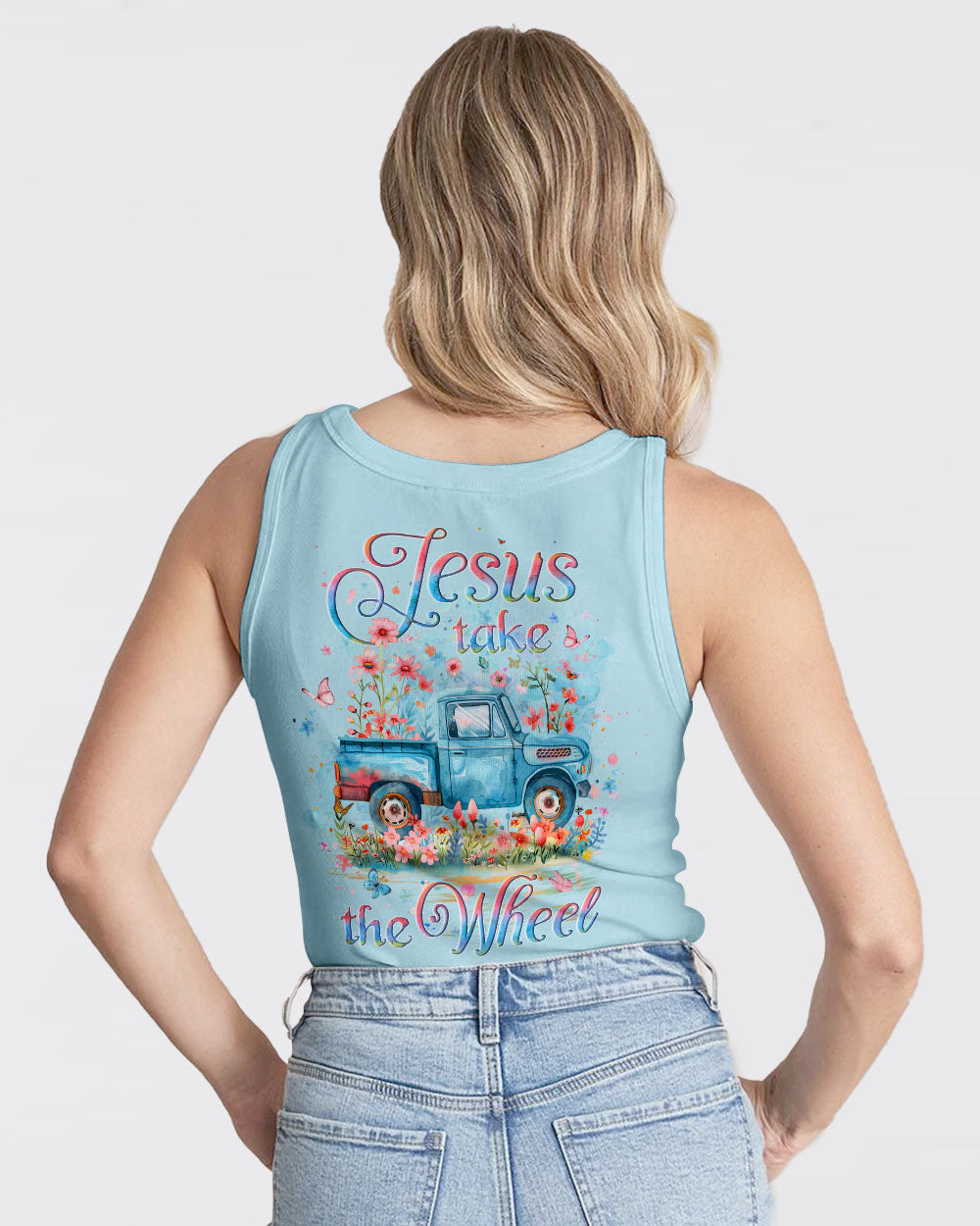 Jesus Take The Wheel Women's All Over Print Shirt - Yhlt1903243
