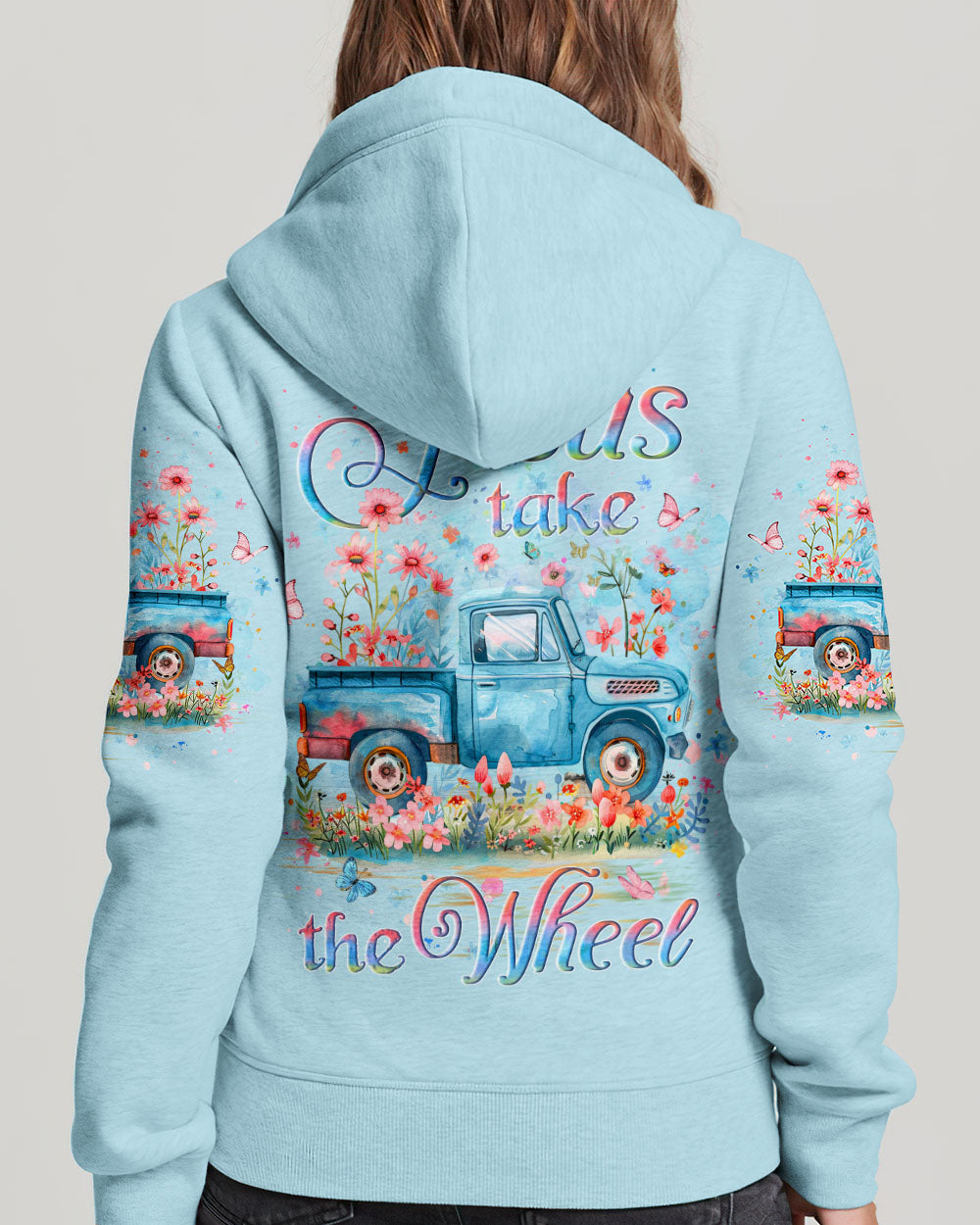 Jesus Take The Wheel Women's All Over Print Shirt - Yhlt1903243