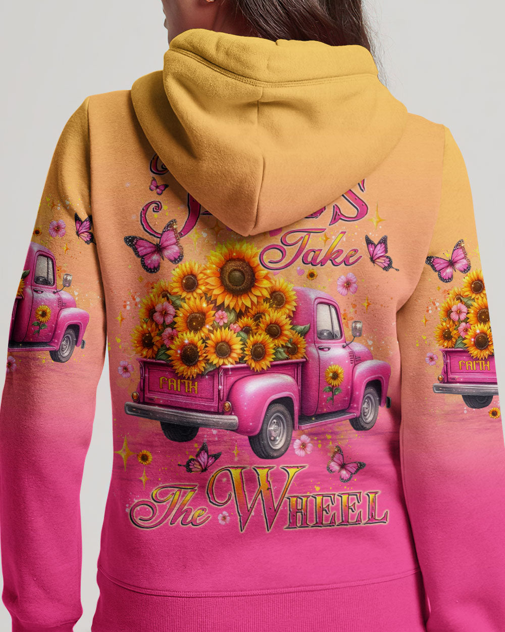Jesus Take The Wheel Sunflowers Women's All Over Print Shirt - Yhlt2002253