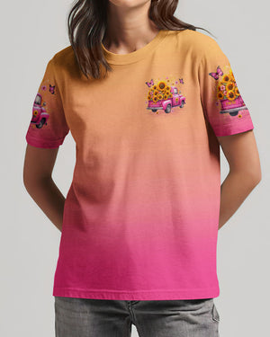 Jesus Take The Wheel Sunflowers Women's All Over Print Shirt - Yhlt2002253