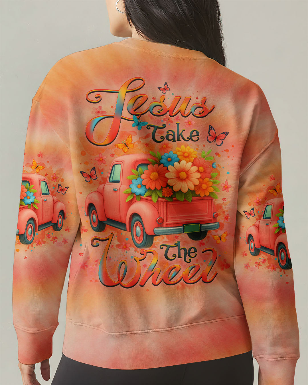 Jesus Take The Wheel Women's All Over Print Shirt - Yhlt2104253