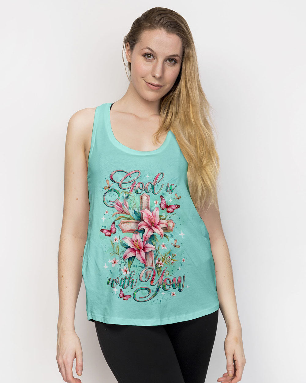 God Is With You Women's All Over Print Shirt - Yhlt2110252