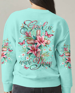 God Is With You Women's All Over Print Shirt - Yhlt2110252