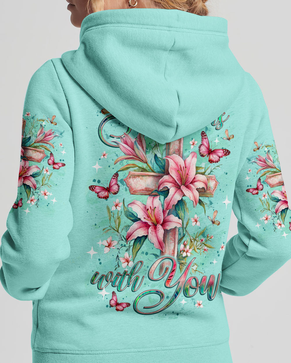 God Is With You Women's All Over Print Shirt - Yhlt2110252