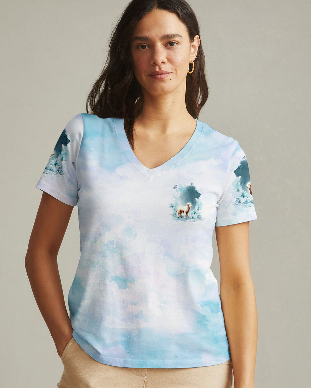 God Is With You Women's All Over Print Shirt - Yhlt2201252