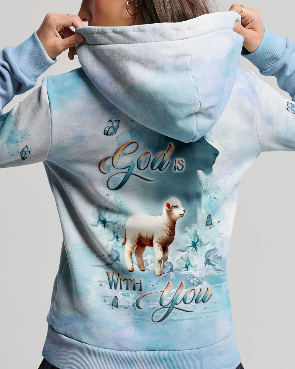 God Is With You Women's All Over Print Shirt - Yhlt2201252