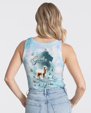 God Is With You Women's All Over Print Shirt - Yhlt2201252
