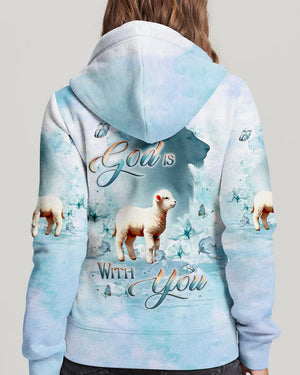 God Is With You Women's All Over Print Shirt - Yhlt2201252