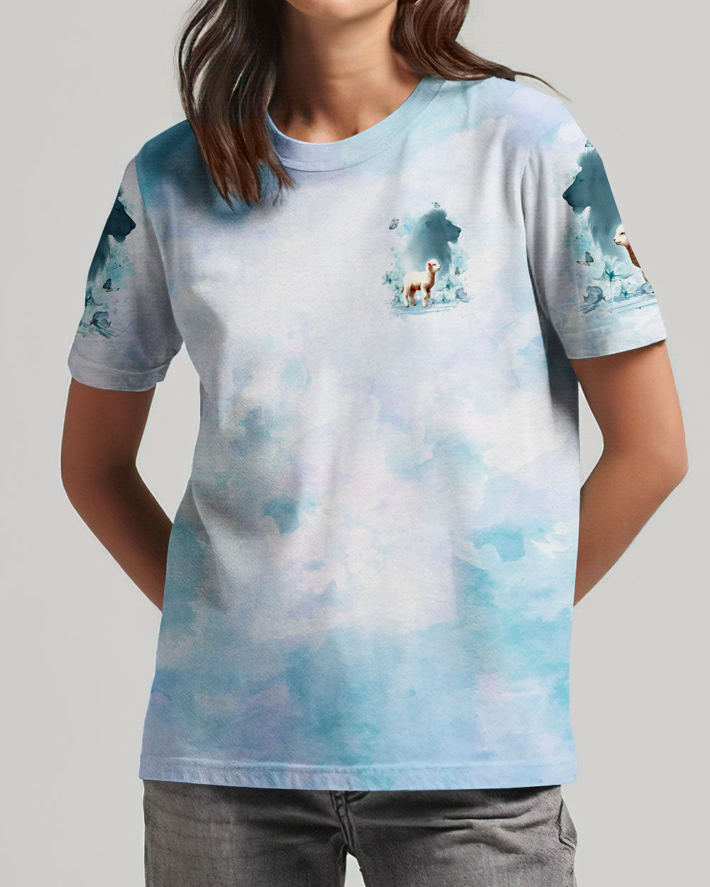 God Is With You Women's All Over Print Shirt - Yhlt2201252
