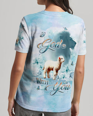 God Is With You Women's All Over Print Shirt - Yhlt2201252