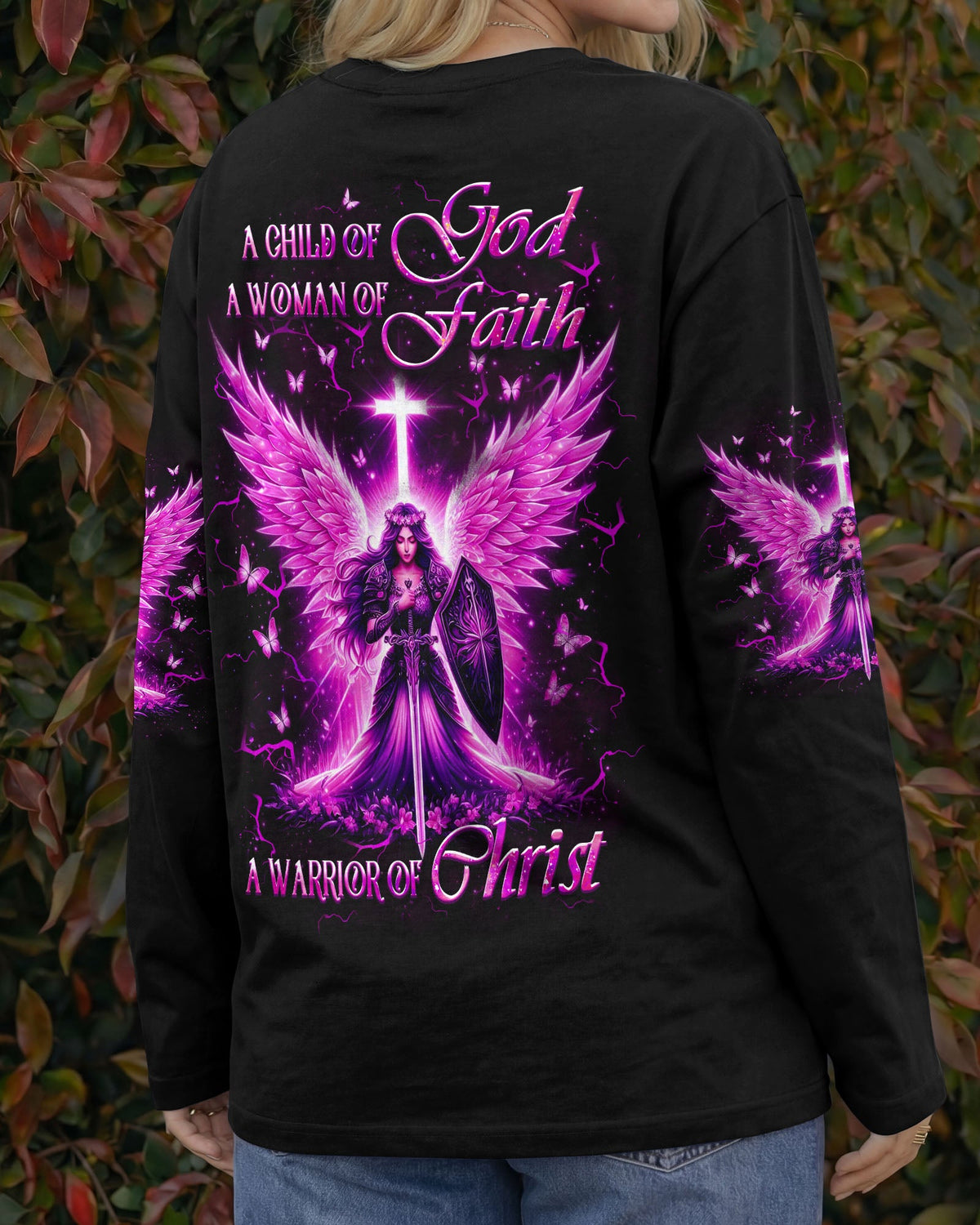 A Child Of God A Woman Of Faith Women's All Over Print Shirt - Yhlt2301262