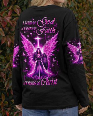 A Child Of God A Woman Of Faith Women's All Over Print Shirt - Yhlt2301262