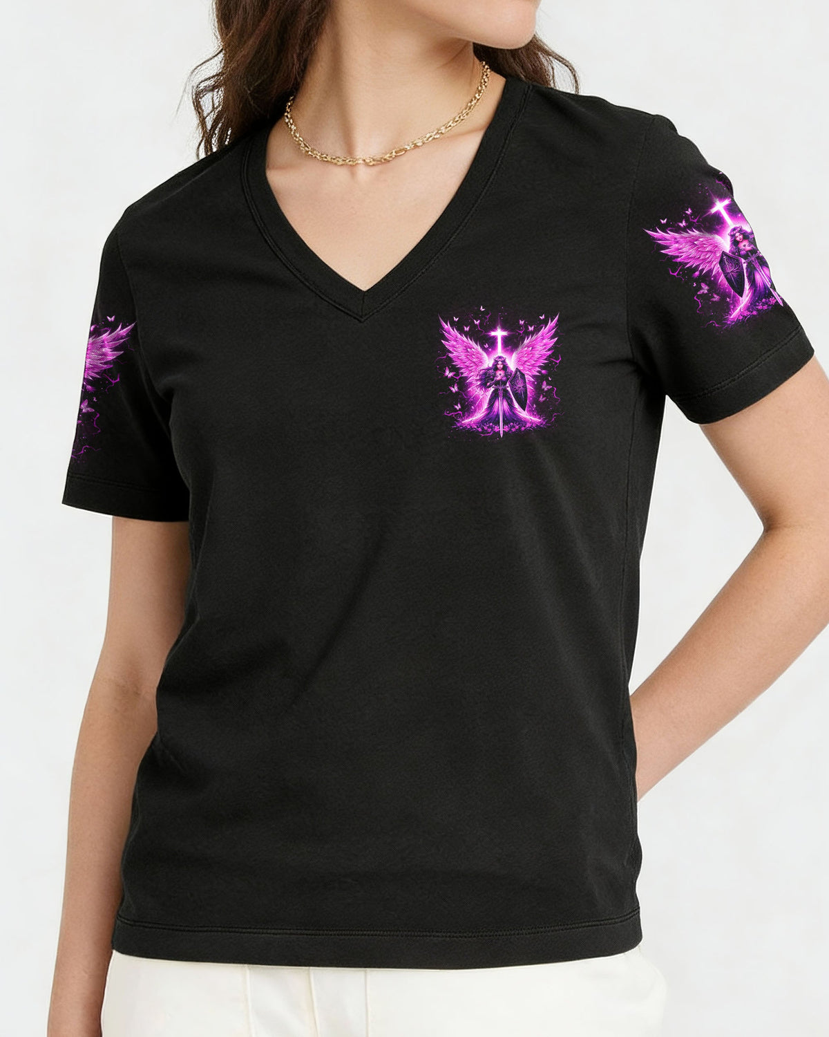 A Child Of God A Woman Of Faith Women's All Over Print Shirt - Yhlt2301262