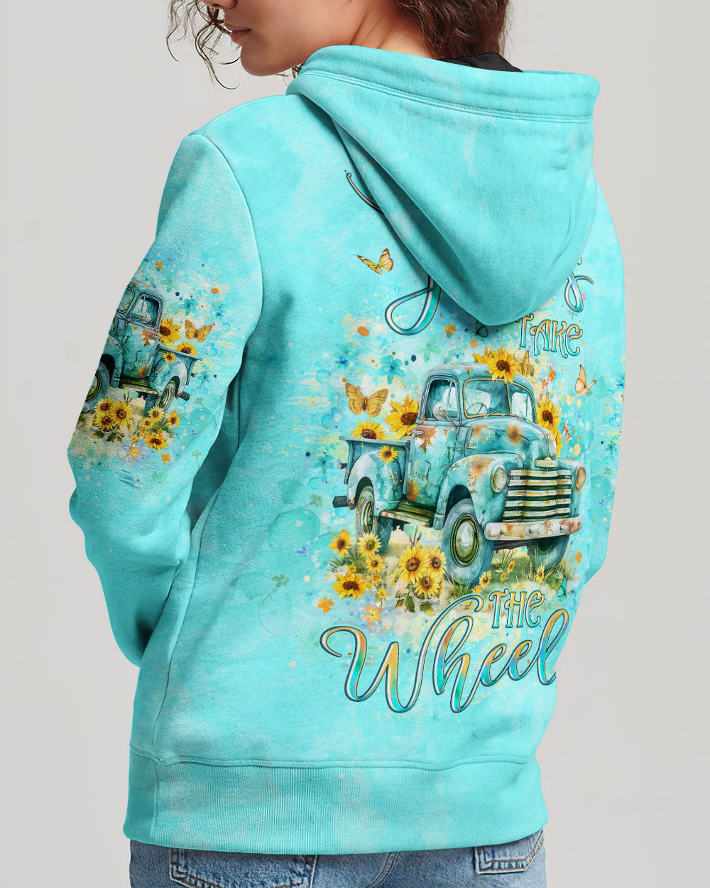 Jesus Take The Wheel Women's All Over Print Shirt - Yhlt2304243