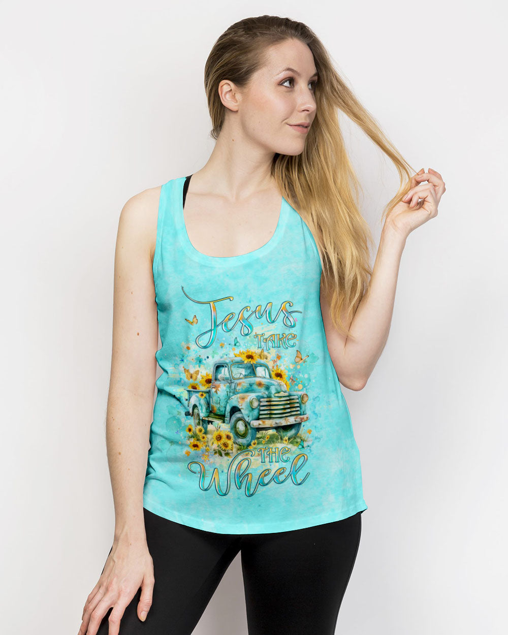 Jesus Take The Wheel Women's All Over Print Shirt - Yhlt2304243