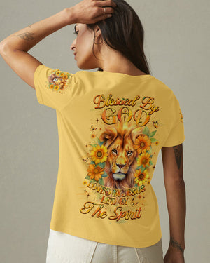 Blessed By God Lion Women's All Over Print Shirt - Yhlt2312251