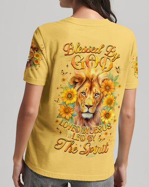 Blessed By God Lion Women's All Over Print Shirt - Yhlt2312251