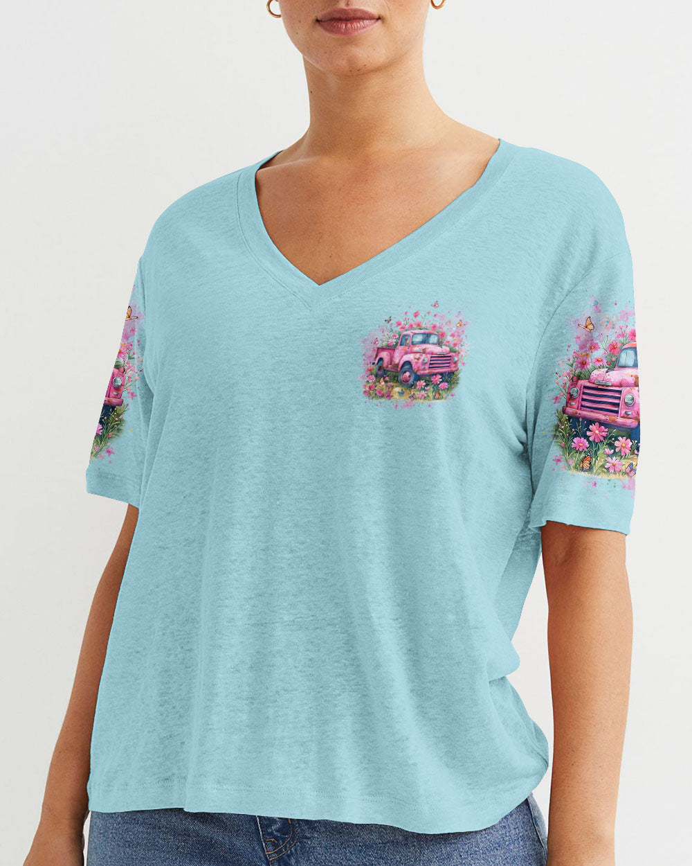 Jesus Take The Wheel Women's All Over Print Shirt - Yhlt2407243