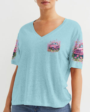 Jesus Take The Wheel Women's All Over Print Shirt - Yhlt2407243