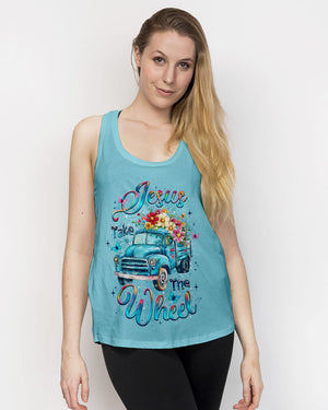 Jesus Take The Wheel Women's All Over Print Shirt - Yhlt2409252