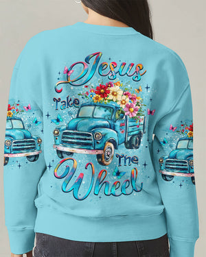 Jesus Take The Wheel Women's All Over Print Shirt - Yhlt2409252