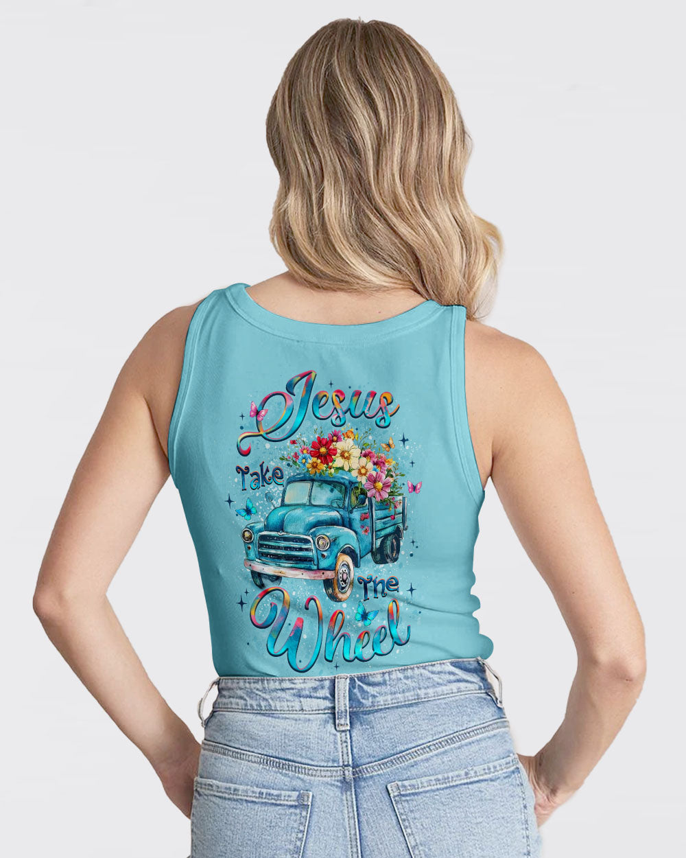 Jesus Take The Wheel Women's All Over Print Shirt - Yhlt2409252