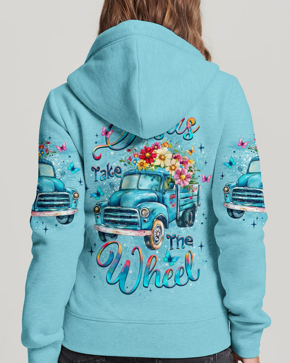 Jesus Take The Wheel Women's All Over Print Shirt - Yhlt2409252