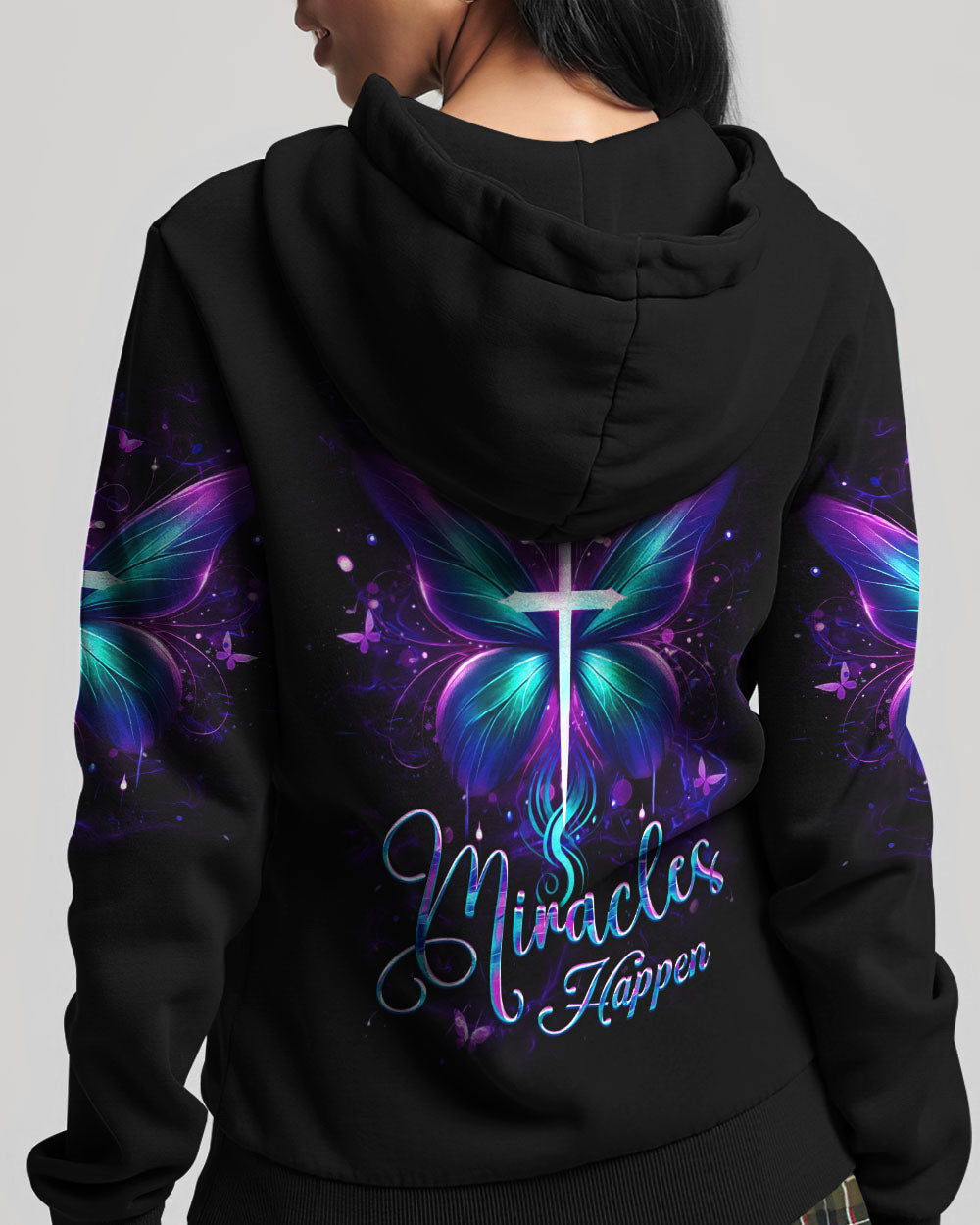 When God Steps In Miracles Happen Women's All Over Print Shirt - Yhlt2412241