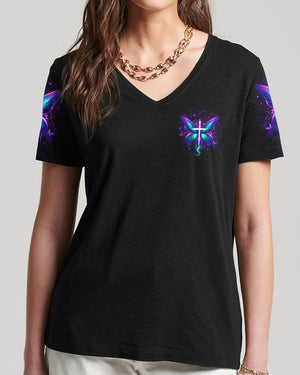 When God Steps In Miracles Happen Women's All Over Print Shirt - Yhlt2412241
