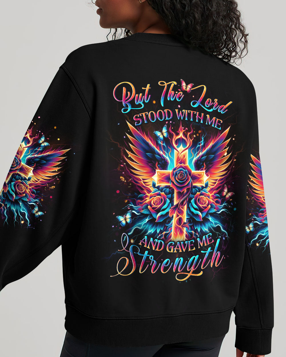 But The Lord Stood With Me Women's All Over Print Shirt - Yhlt2501244