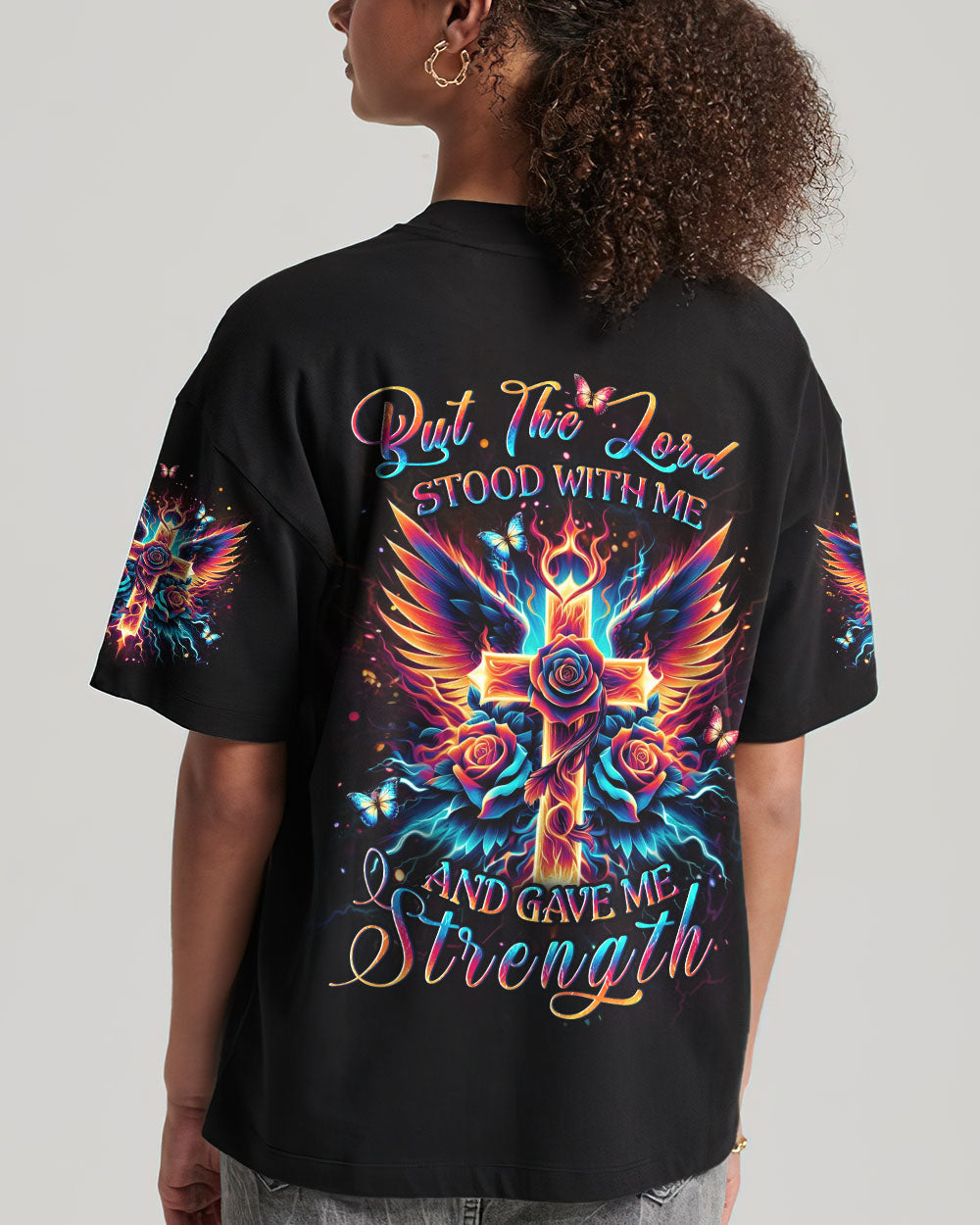 But The Lord Stood With Me Women's All Over Print Shirt - Yhlt2501244