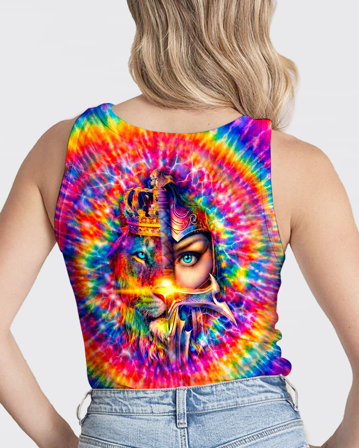 Warrior Of Christ Colorful Swirl Women's All Over Print Shirt - Yhlt2502262