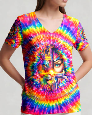 Warrior Of Christ Colorful Swirl Women's All Over Print Shirt - Yhlt2502262